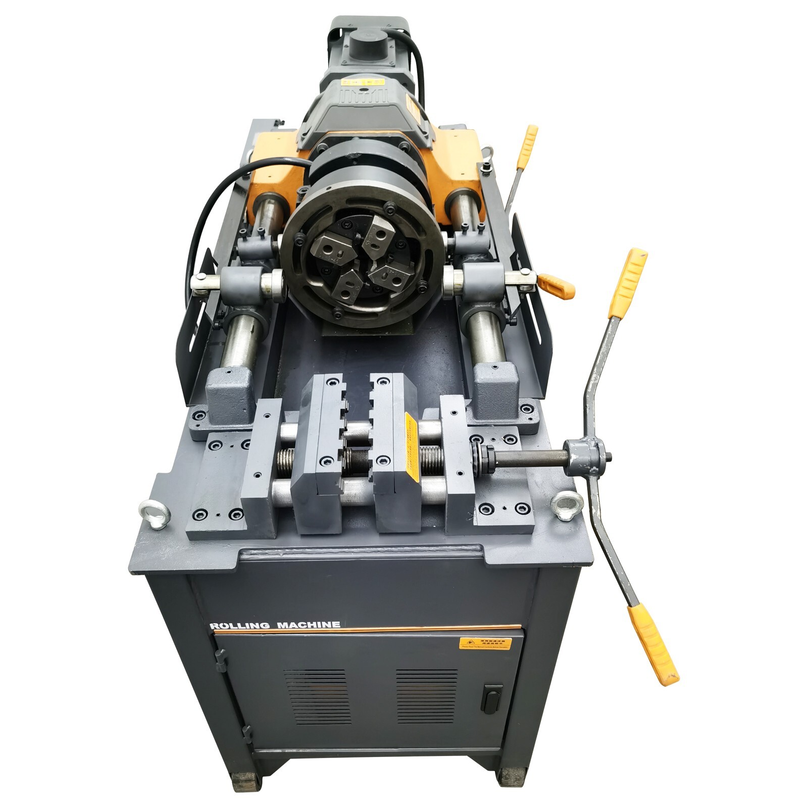 220V 0.6-1.6″ Electric Rolling Steel Bar Straight Thread Round Rolling Machine