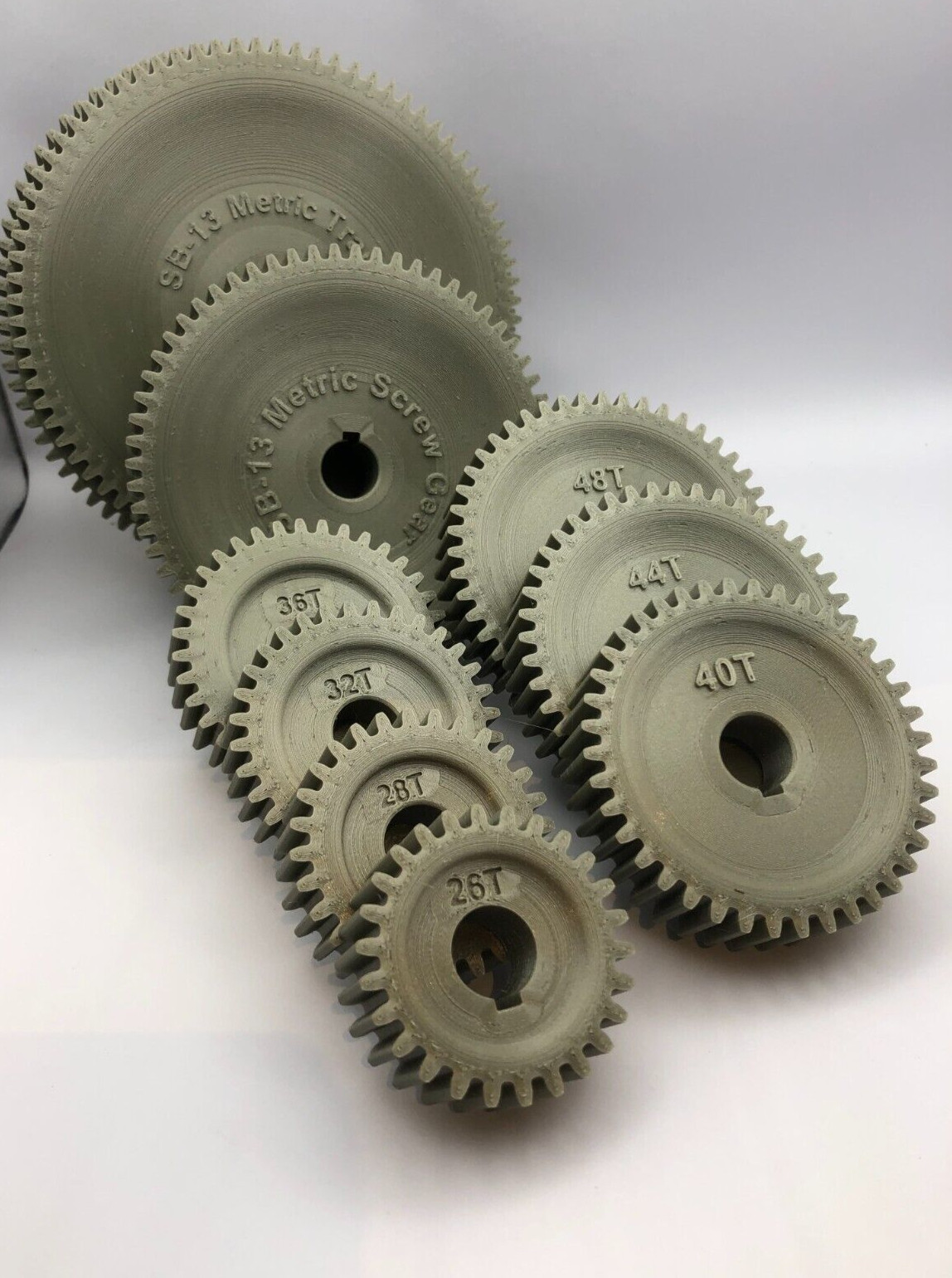 SOUTH BEND 13 Metal Lathe, METRIC Thread Cutting Gear Set!