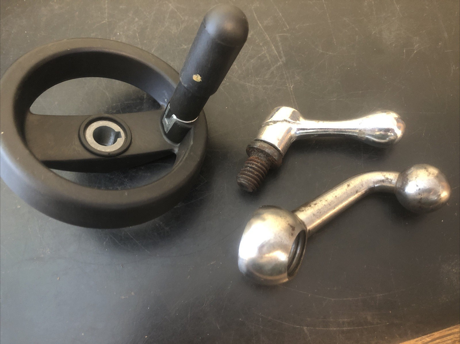 Machinist Tooling Handles Crank Handles 2 Older Metal 1 Plastic
