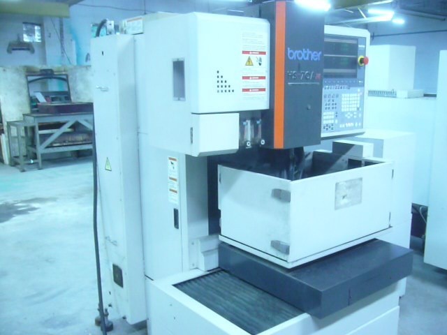 Brother HS-70AM wire edm, anti electrolysis p.s., 28 sq in/hr, 4800 hrs, HS-70A