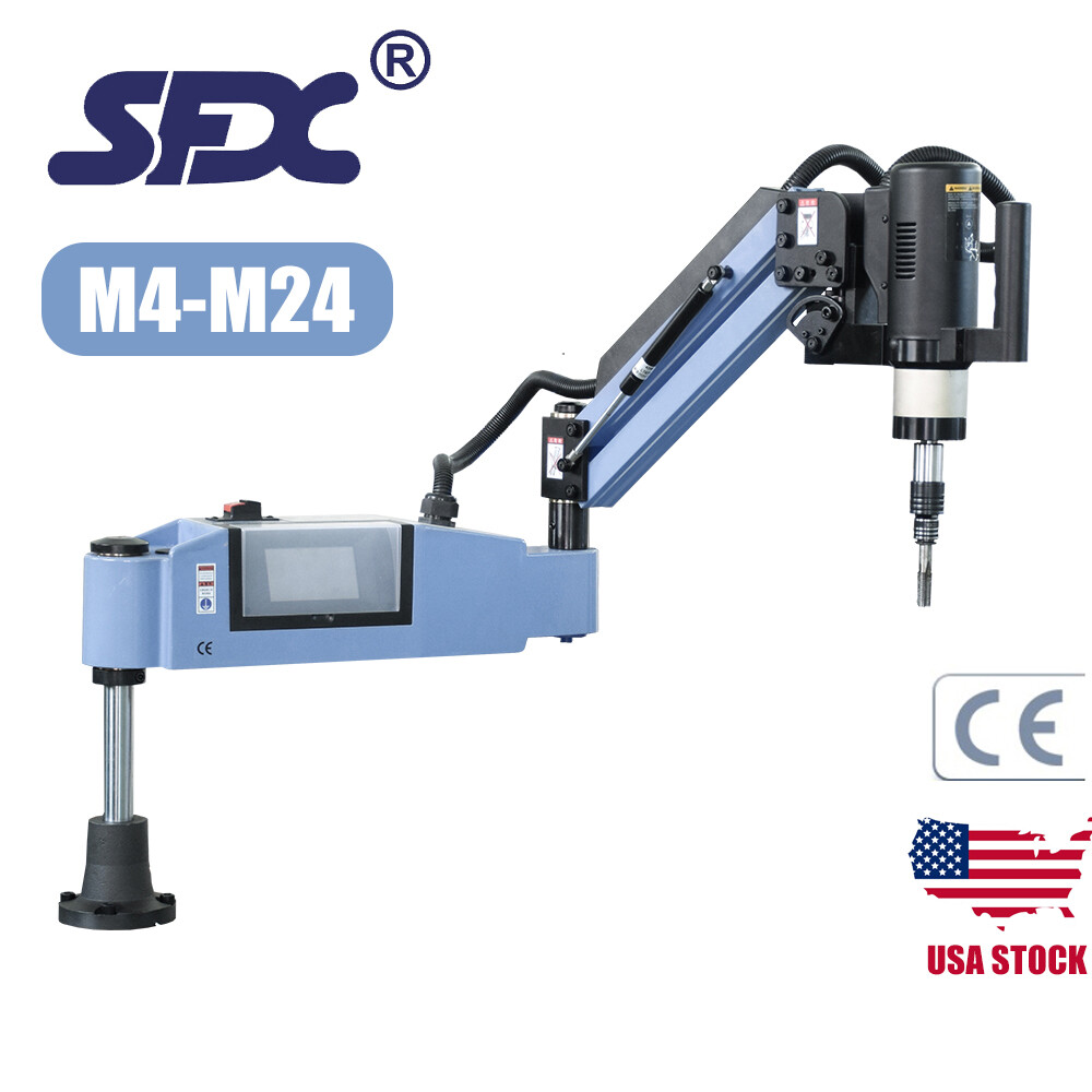 US Stock Electric Tapping Arm M4-M20 for Stainless Steel 360° High Speed Tapping