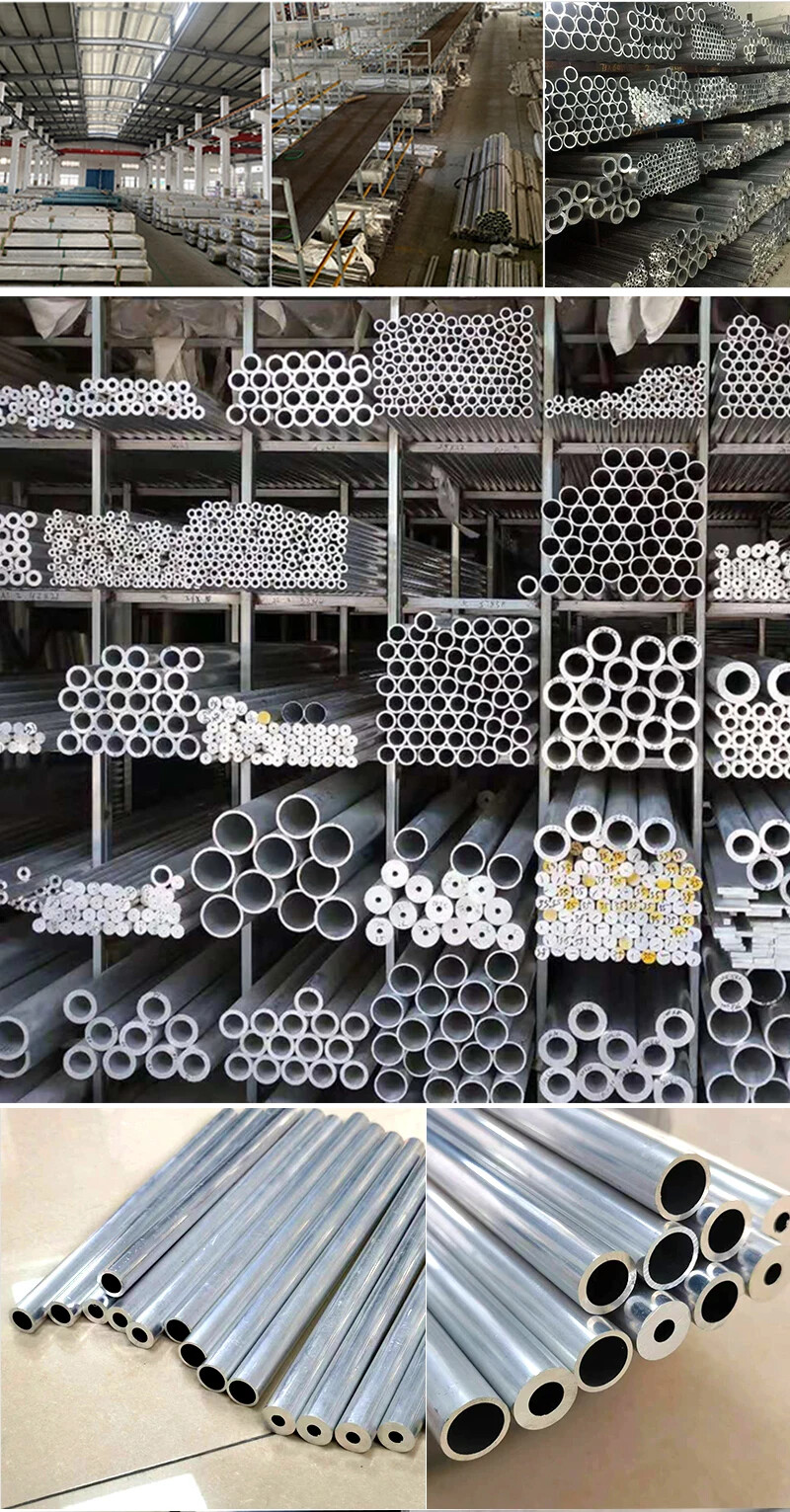 Aluminum Alloy Tube 0.3mm Thickness 1.1-10mm OD Straight 300 500mm Pipe Round