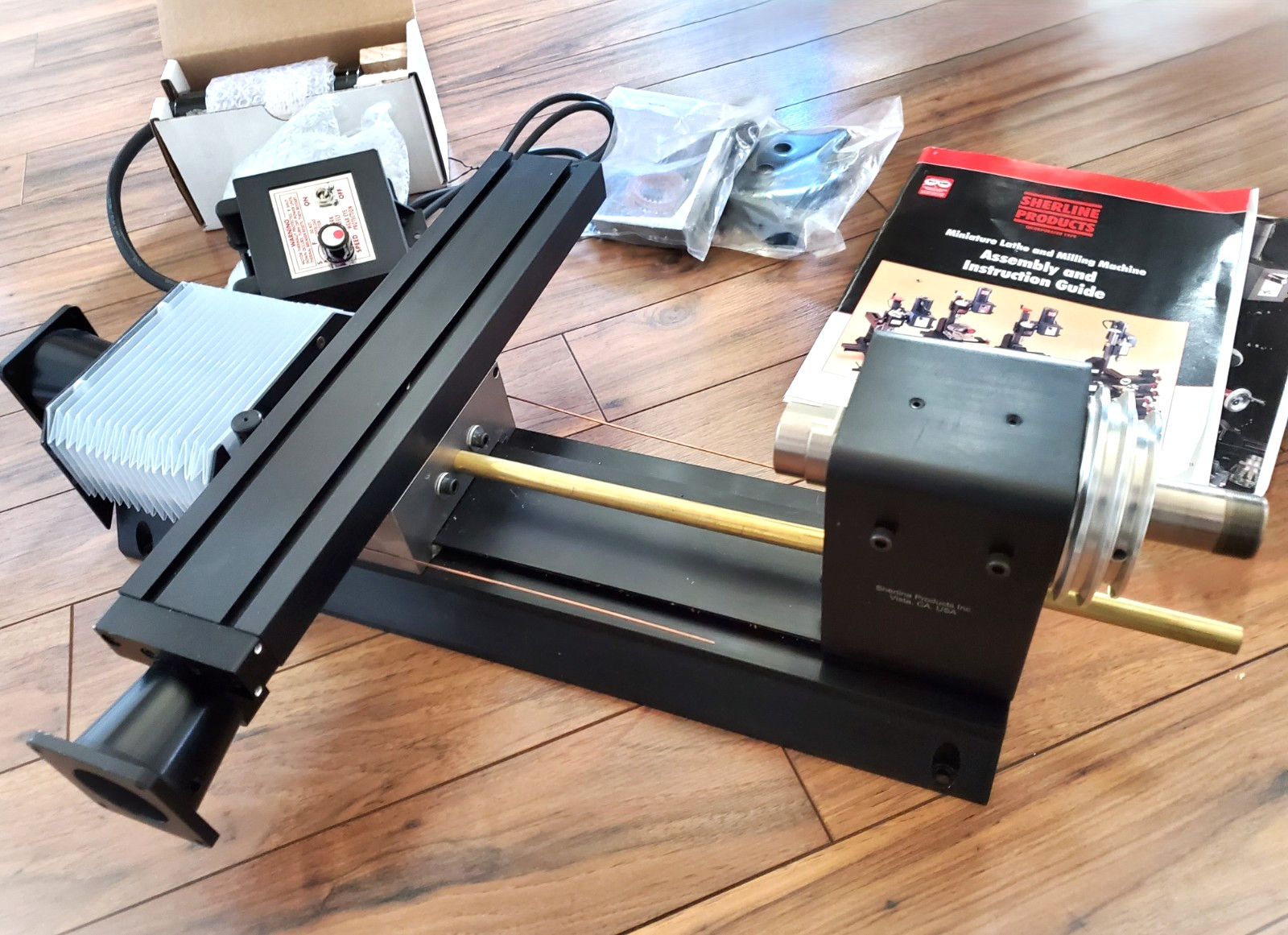 Sherline CNC Ready Chucker Lathe- 6610-CNC w/ 3C Headstock/Ball Screws NOB *read