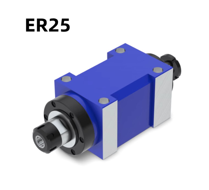 ER25 BT30 Morse Taper No. 3 Power Head High-Precision Spindle Mechanical CNC