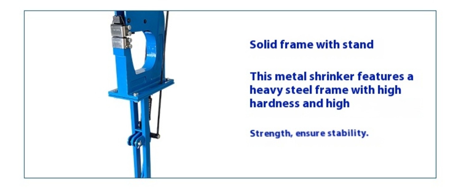 Edge Pressing Machine SS16F Heavy-duty Retractable Stretcher Foot-operated