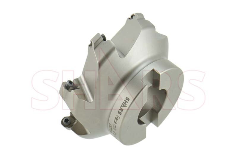 Shars 4″ 45° Indexable Face Mill for OFKT Insert 7 Flutes 2 OAH NEW P[