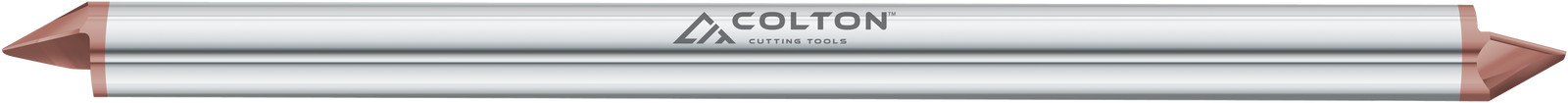 Colton Tools Carbide Engraving Double End 1 Flute 60 Deg Coated 1/8″ Diameter
