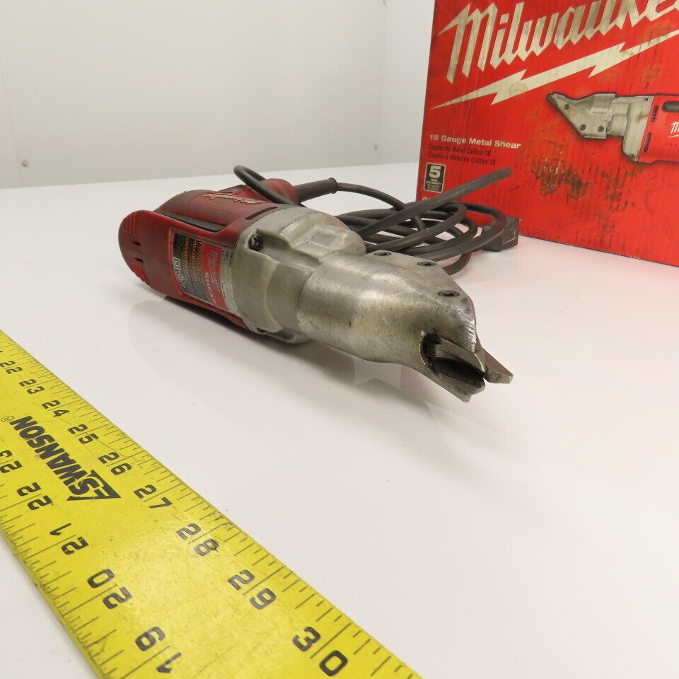 Milwaukee 6852-20 18 GA Corded Metal Shear 120V 0-2850SPM Tested