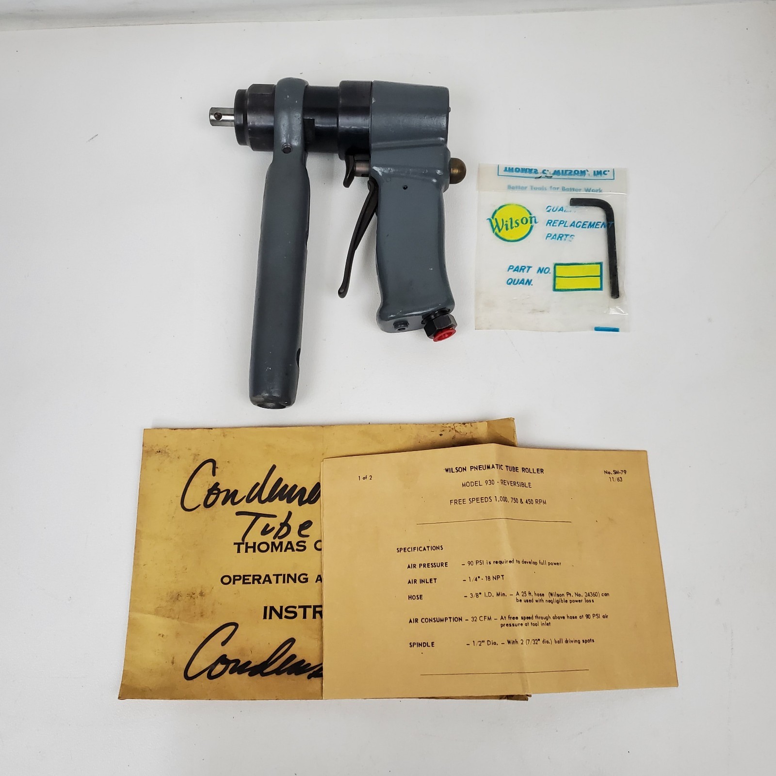 Thomas C. Wilson 930-450 Pneumatic Tube Roller