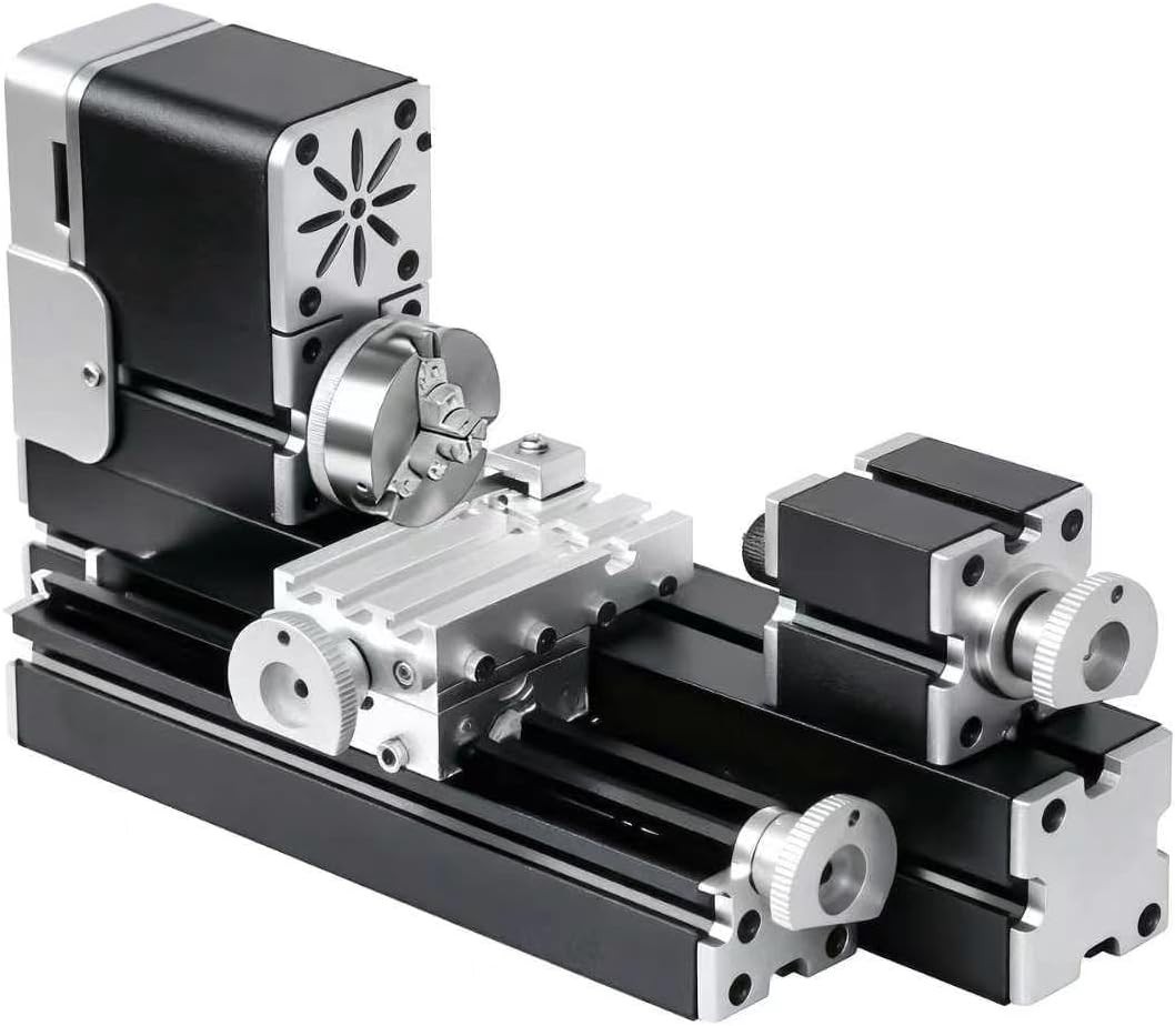 Compact 310mm All-Metal Lathe – 36W Ultra-Quiet Motor for Hobbyists & Educators