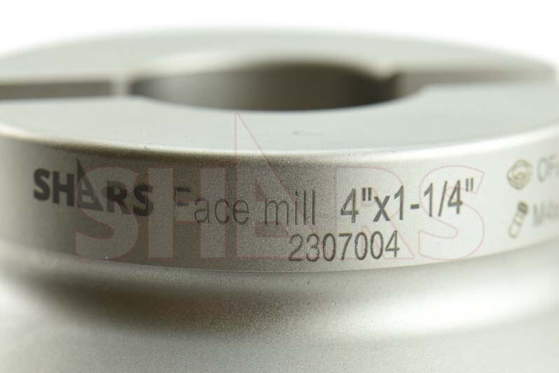 Shars 4″ 45° Indexable Face Mill for OFKT Insert 7 Flutes 2 OAH NEW P[
