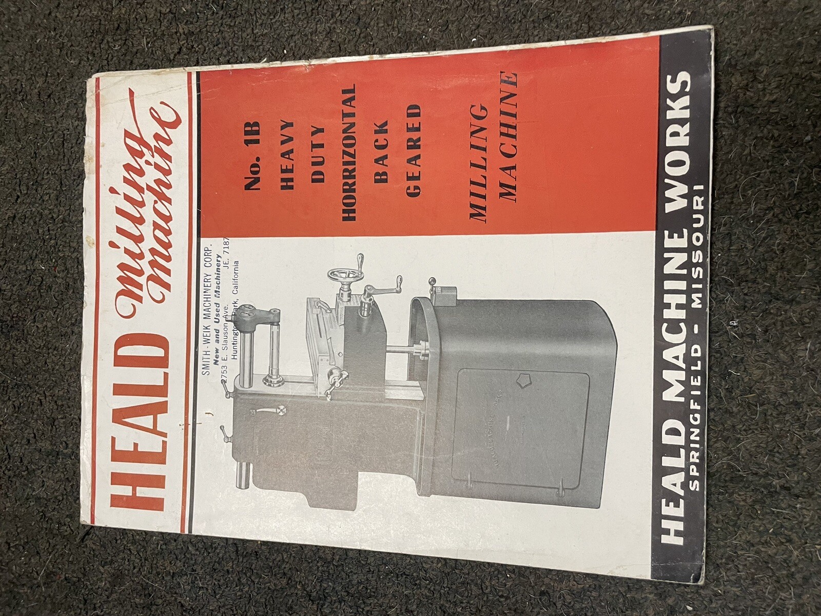 heald mill advertising machine