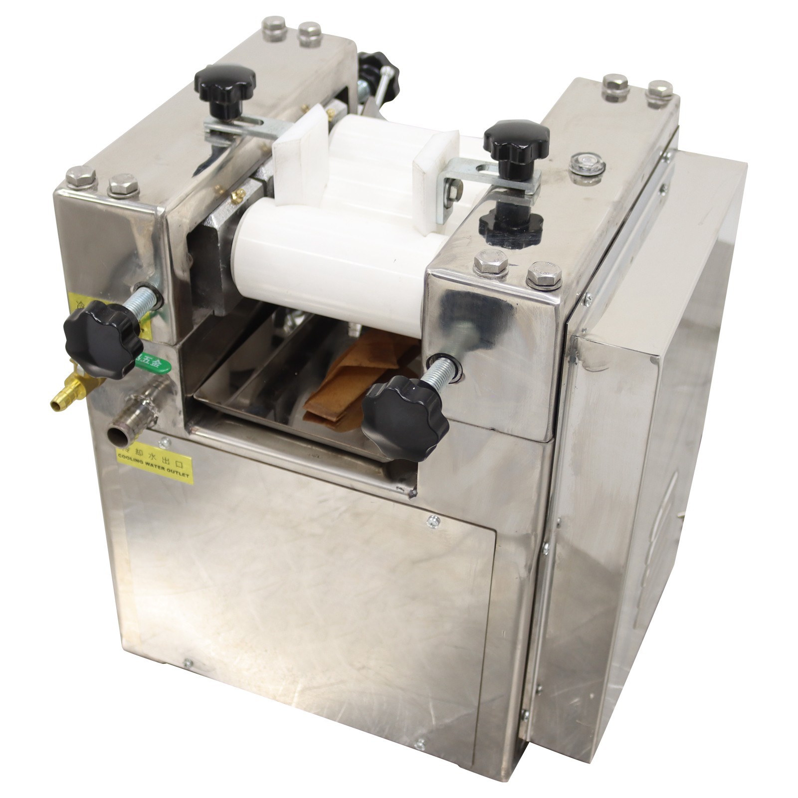 750W 110V Lab/Industrial Triple Roll Mill Grinder with 3 Zirconia Ceramic Rolls