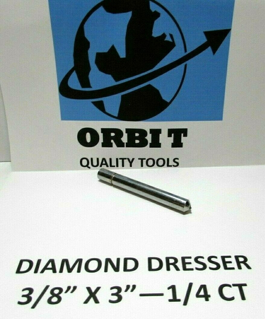DIAMOND WHEEL DRESSER 3/8″ X 3″–1/4 CARAT