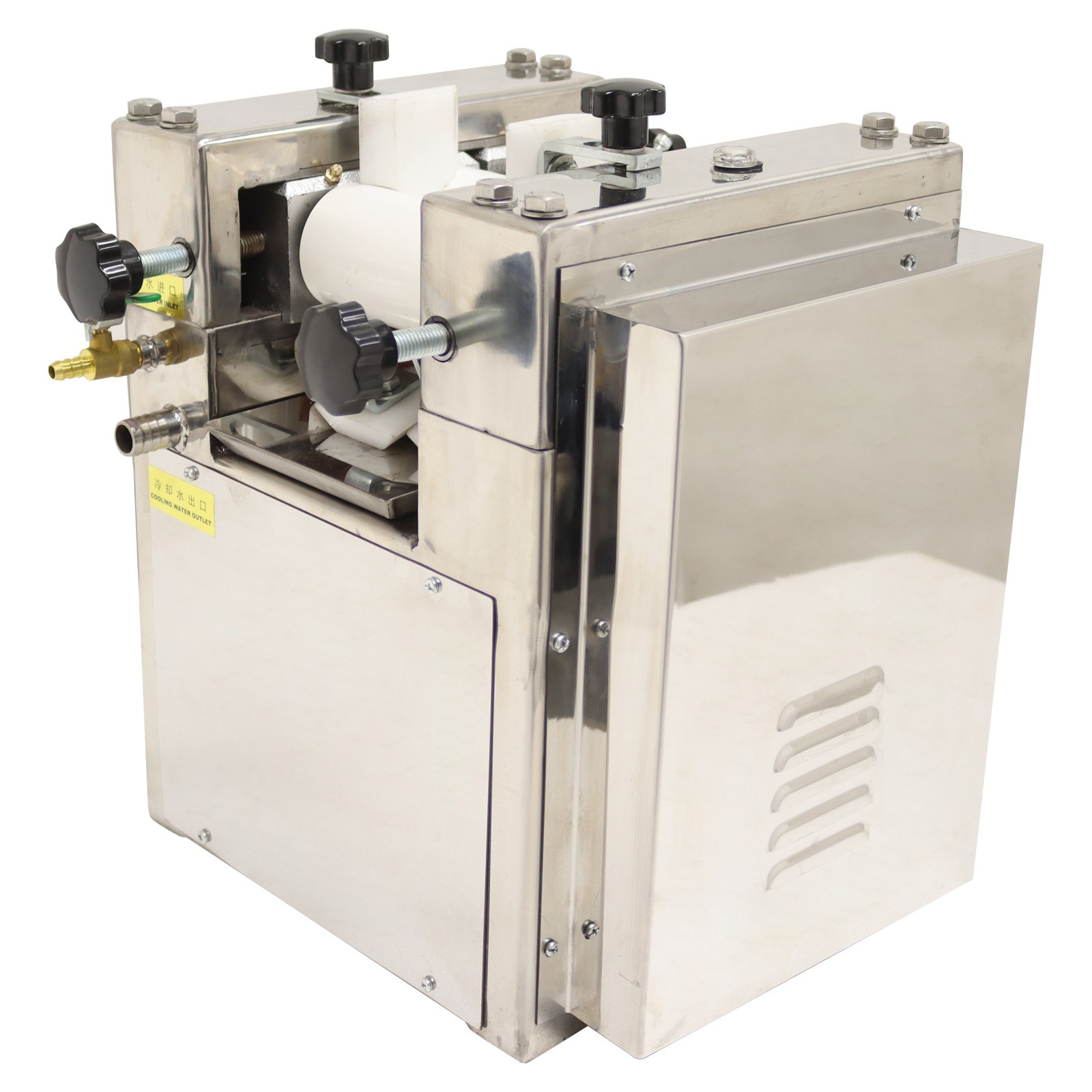 750W 110V Lab/Industrial Triple Roll Mill Grinder with 3 Zirconia Ceramic Rolls