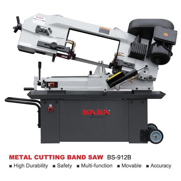 KAKA BS-912B, 9 inch Horizontal Metal Cutting Band Saw,115-60HZ-1PH