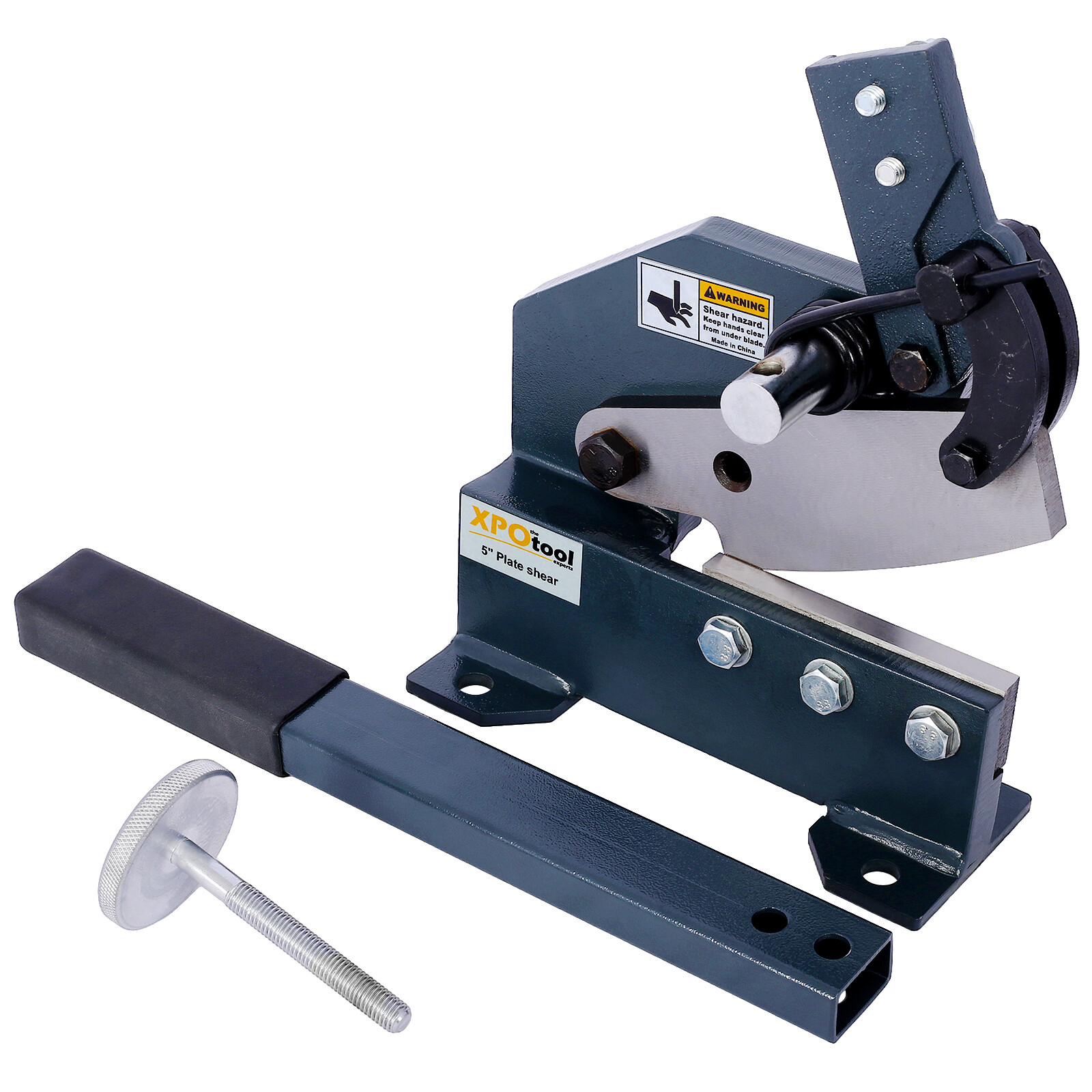 5 Inch Sheet Metal Plate Shear Solid Steel Frame Mounting Type for Cutting Sheet