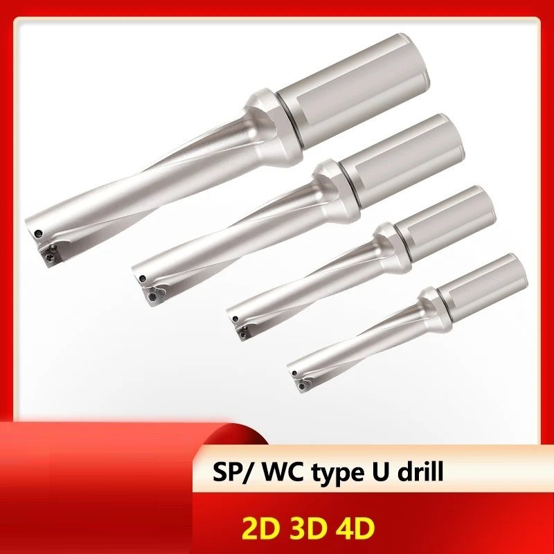 U Drill SP Series 2D 3D 4D 13-31mm Indexable Insert Metal CNC Lathe Drill Bit