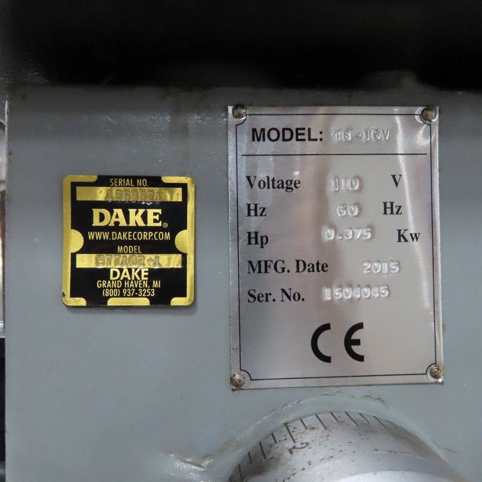 Dake 977102-1 N/A 18″ Swing Cart Mounted Drill Press 115V 1Ph 3600-575RPM