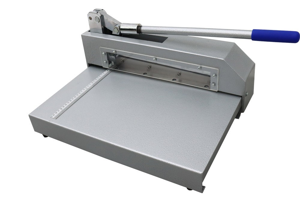 Manual Sheet Metal Cutter 12.6 Inch Feeding Size For Copper Aluminum PCB Plastic