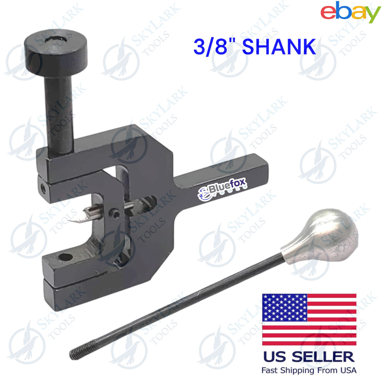 3/8″ Shank Radius Ball Turning Tool With HSS Tool Bit Cut Round Shapes USA