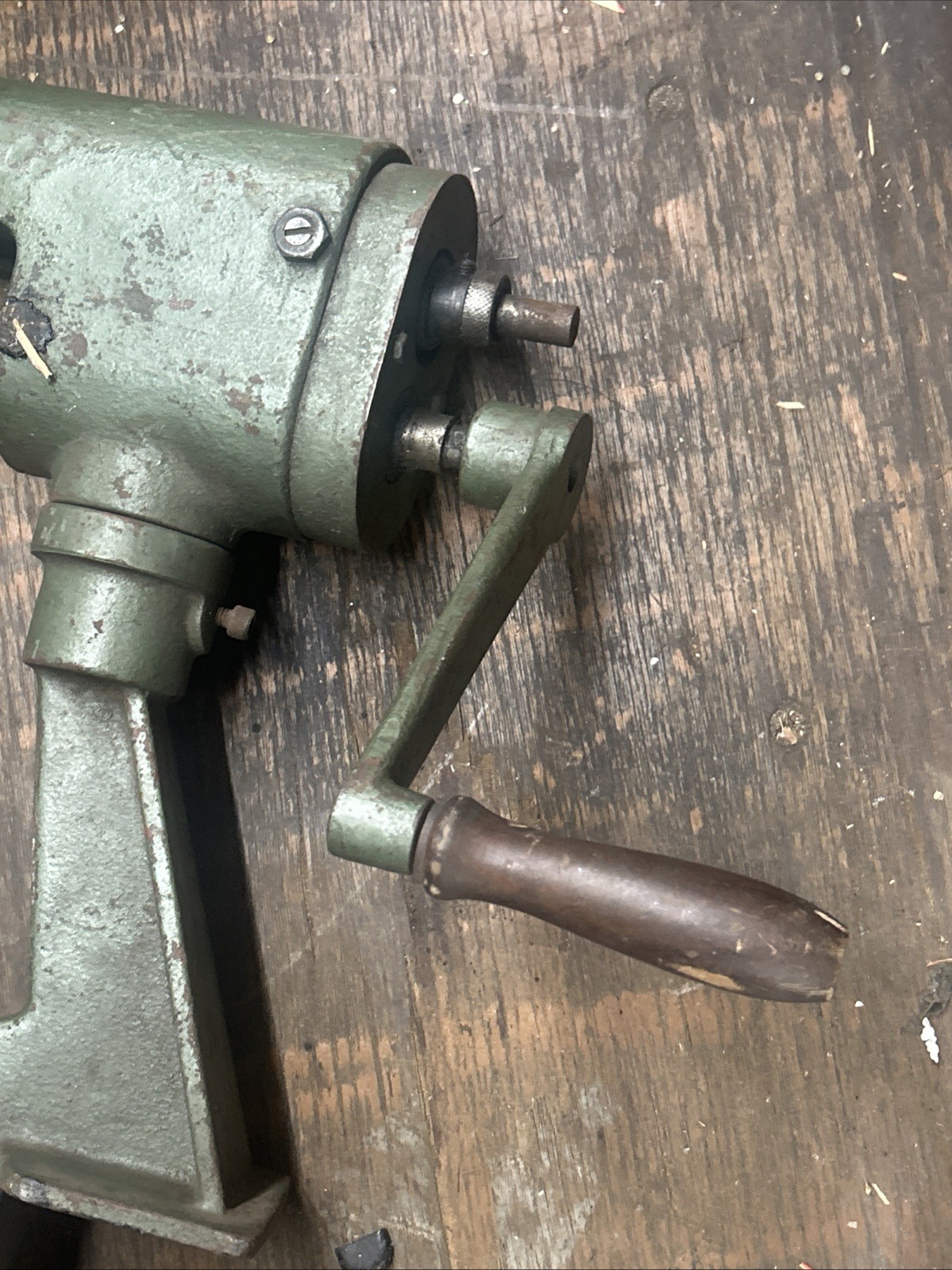 Unbranded?!? Vintage Bench Mount Sheet Metal Crimping Beading Machine( Untested