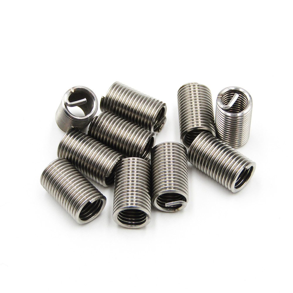 10pcs M8 x 1.25 x 3D Helicoil Insert Wire Thread Insert 304 Stainless Steel