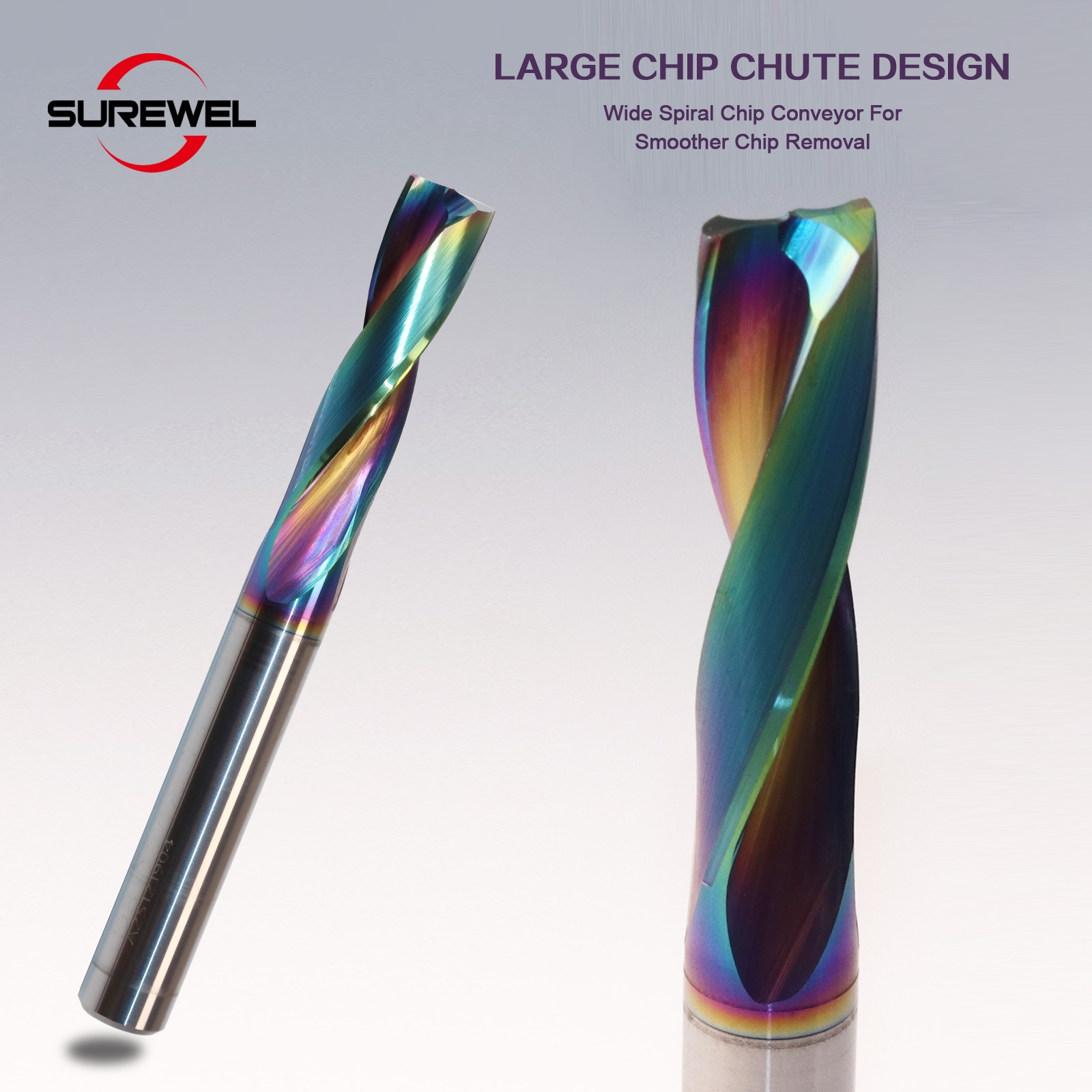 flat drill 180 degree CNC drilling tool solid carbide coated for metal steel