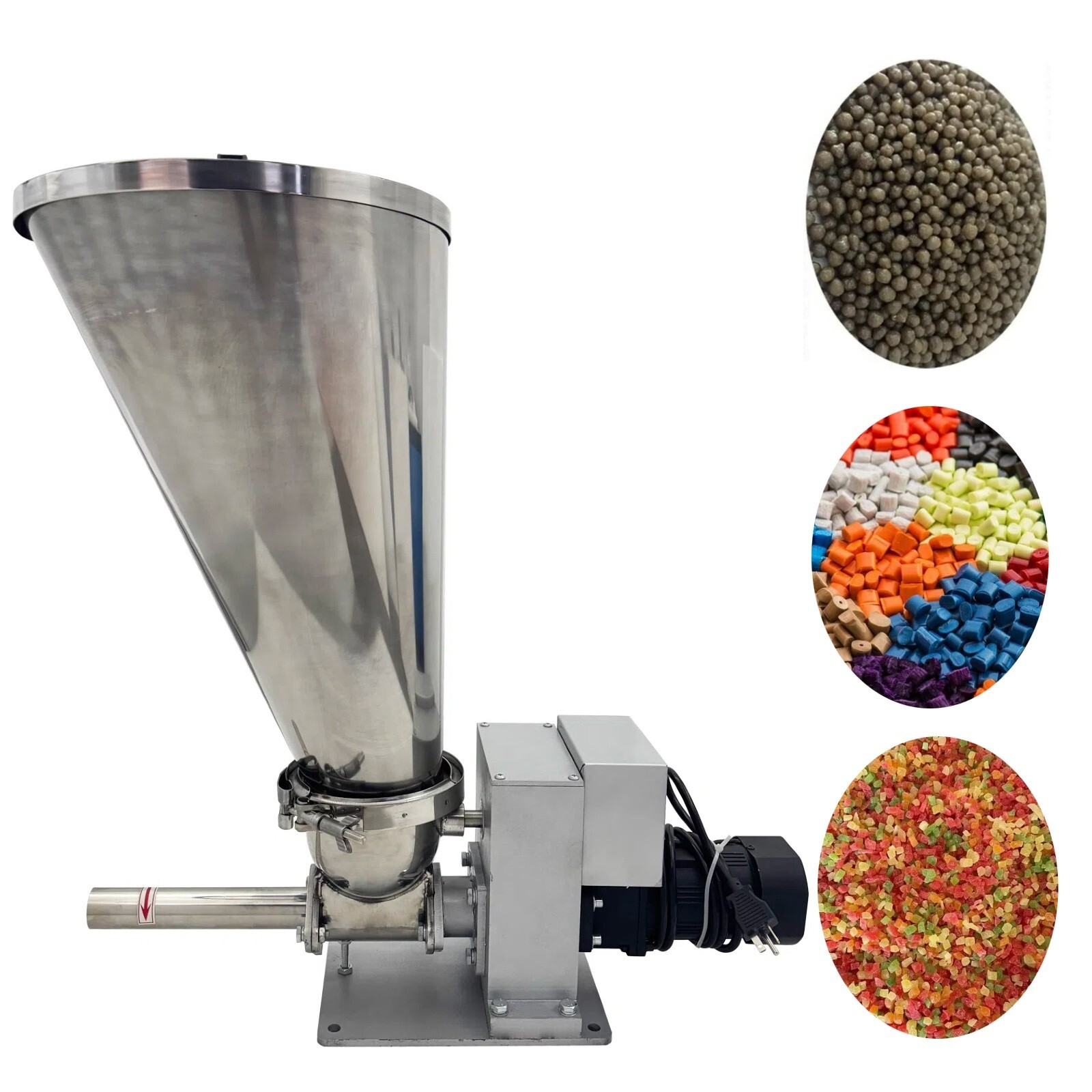 Industrial Dual Screw Feeder for Poor-Flowing Solids 220V 1-PH 0.6-3kg/h