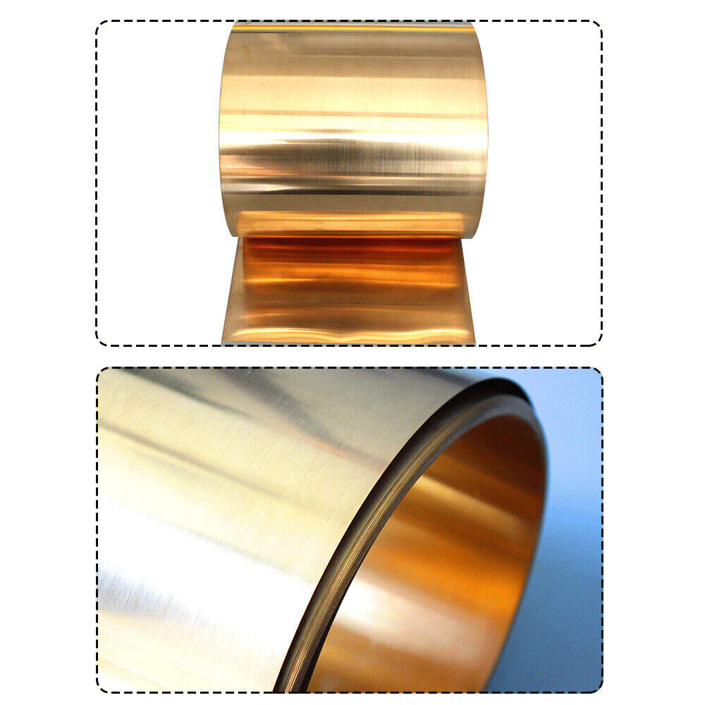 C17200 Beryllium Copper Sheets Thick 0.08-1.2mm BeCu Metal Foil Panel Strip