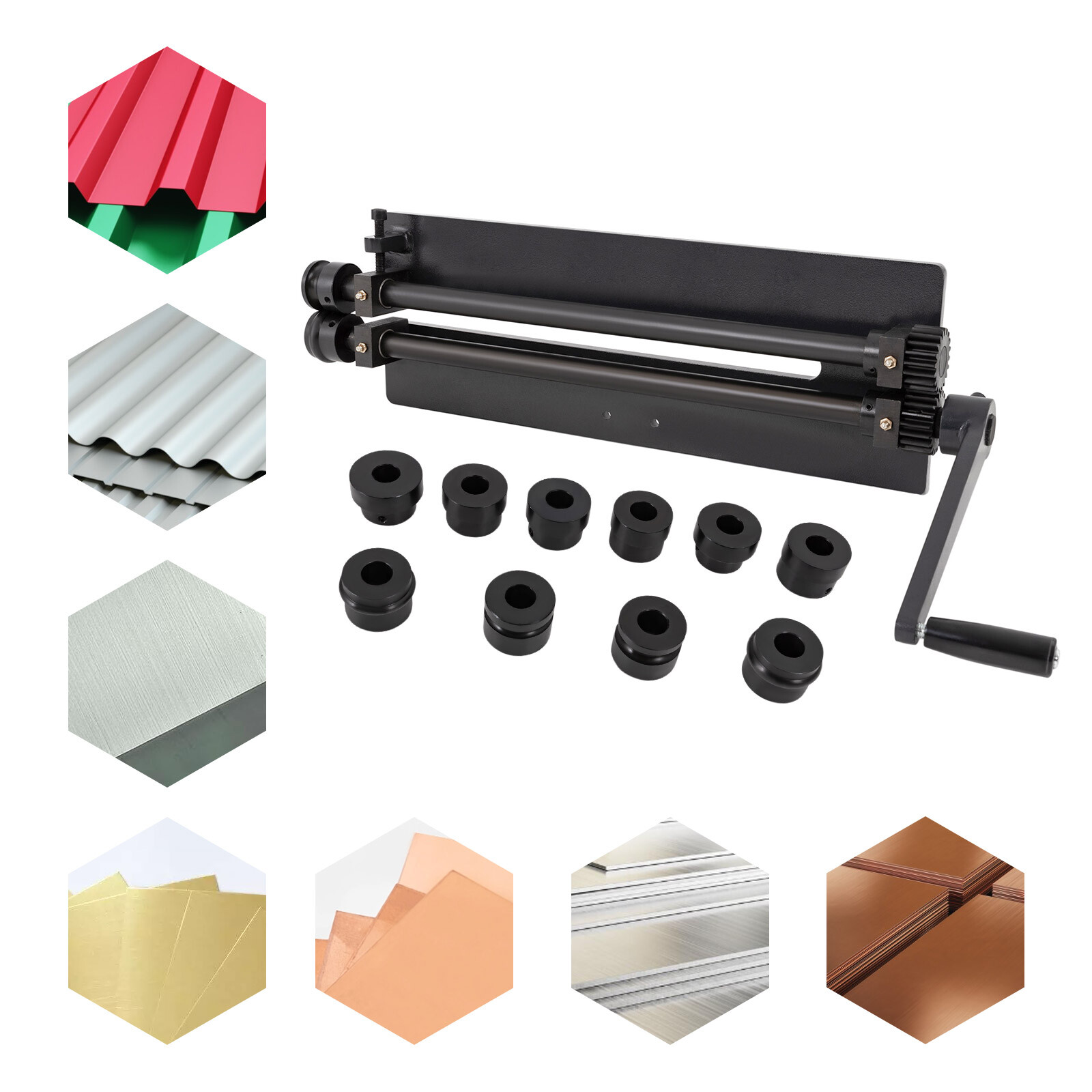 Sheet Metal Fabrication Bead Roller Rotary Machine Flaring Tool Beading Machine