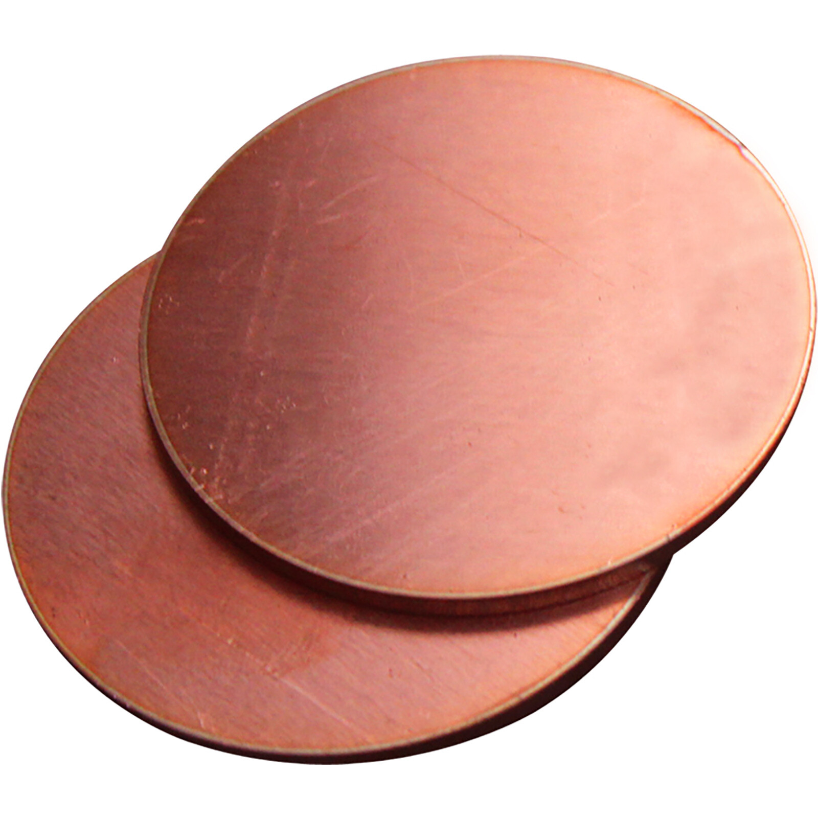 Copper Plate Sheet Round Metal Panel | Ø 50mm-200mm | Thick 0.8/1/1.5/2/2.5/3mm