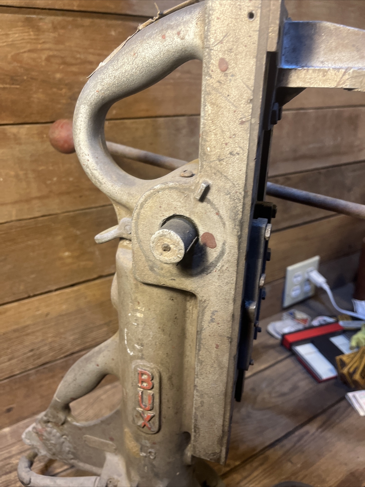BUX Rockwell L-3 Magnetic Base Drill Press Vintage 120v Mag Works Tool Metal