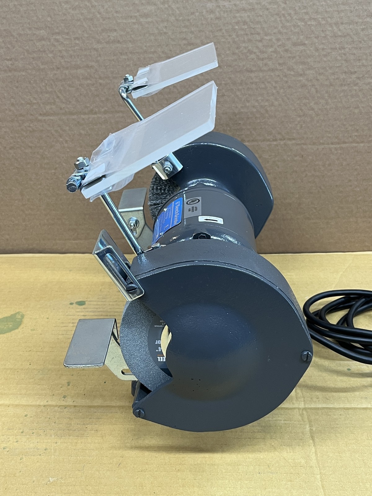 JC Penny 4031 made by Baldor Vintage 6″ Bench Grinder 1/3 H.P. Refurbished 612