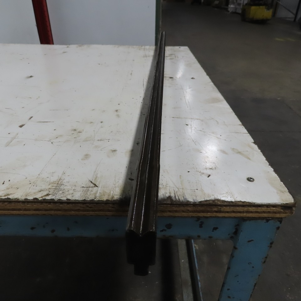 48-1/8″ Press Brake 90° Forming V Angle Die Block 1/2″ Tang 2-3/8″High 1″ Thic