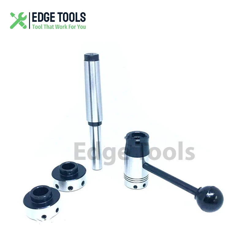 Lathe Tailstock Floating Type Die Holder Set 2MT Shank Size MT2 EDGE TOOLS