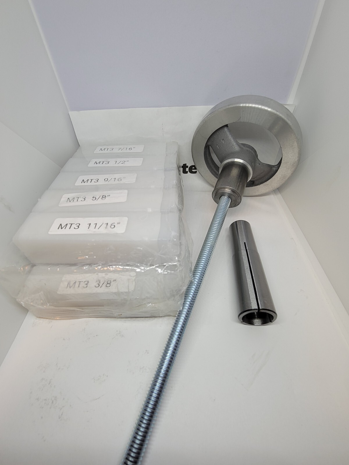 New 9″ & 10″ South Bend Lathe 13pc. MT3 Collet & Drawbar Set