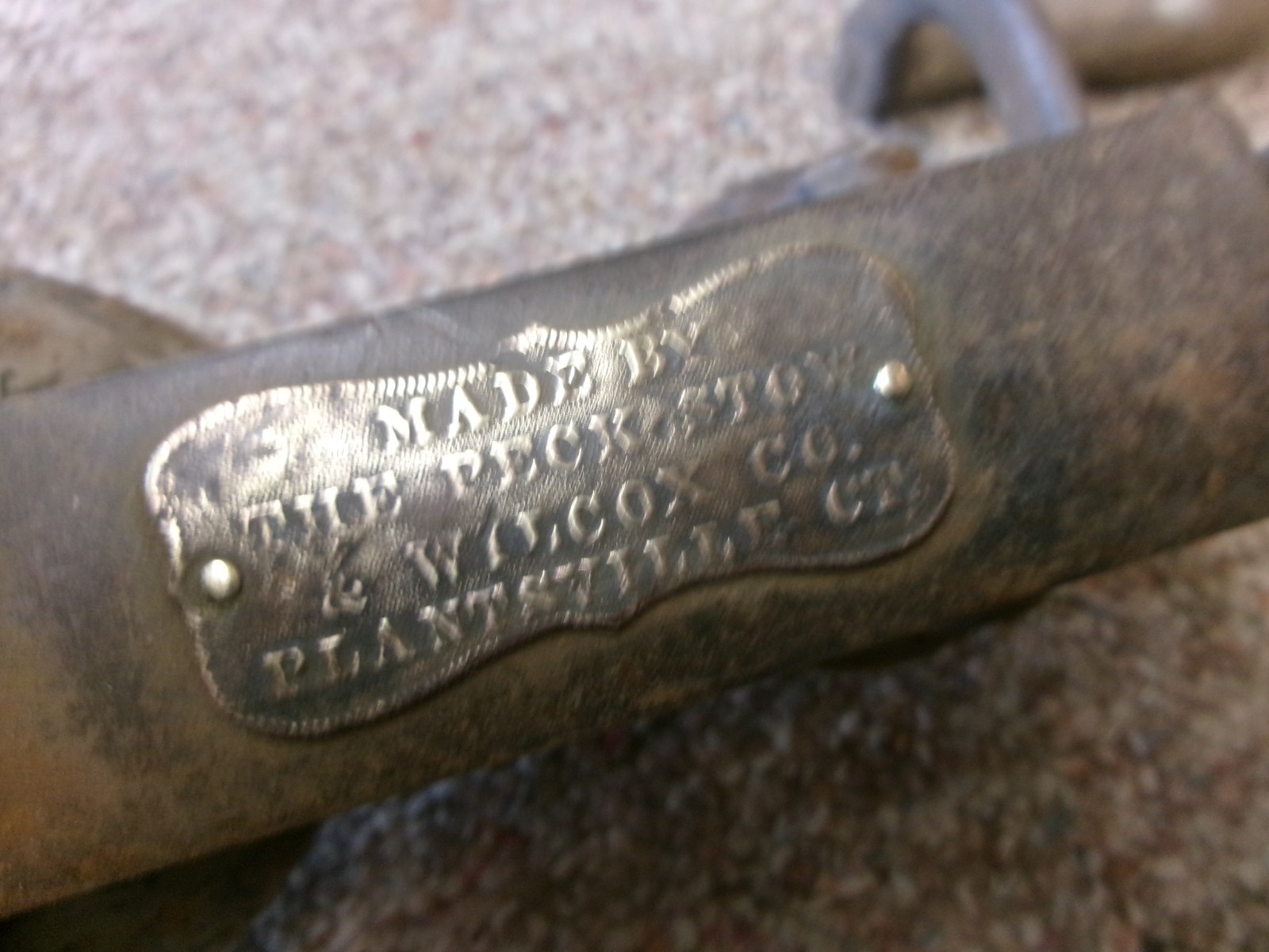 1867 ANTIQUE PECK STOW & WILCOX CO. METAL WORKING TOOL MACHINE HAND CRANK
