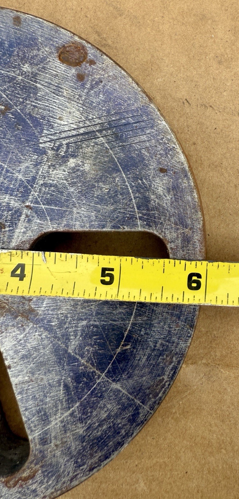 LATHE FACE PLATE 6 Inch DIAMETER 9/16 Thick 5/8 Slots,Machining,Metal Work