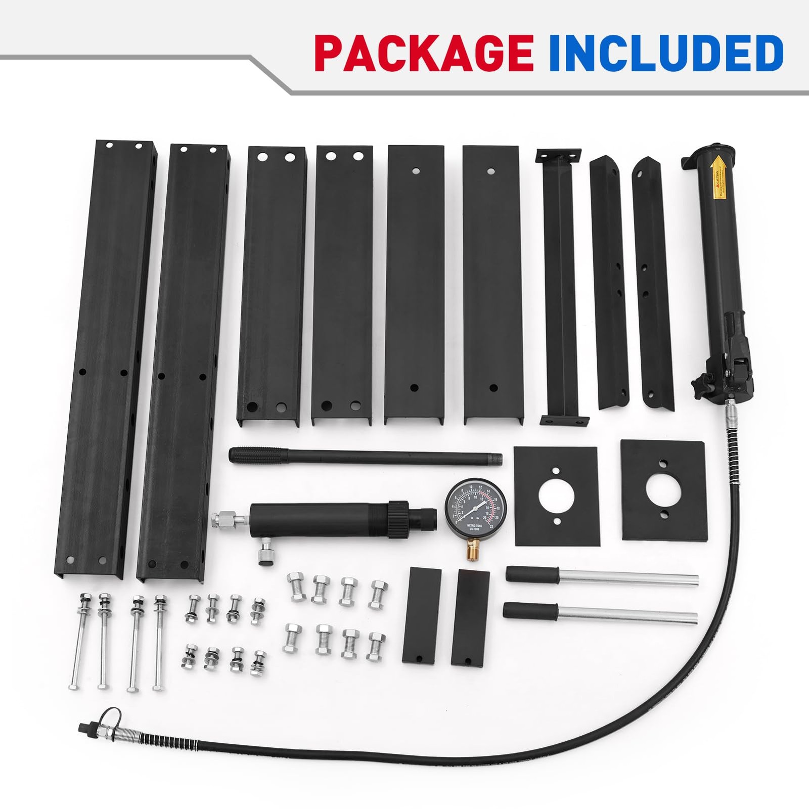 H Frame 10 Ton Shop Press Hydraulic Heavy Duty Steel Benchtop Bending Tool