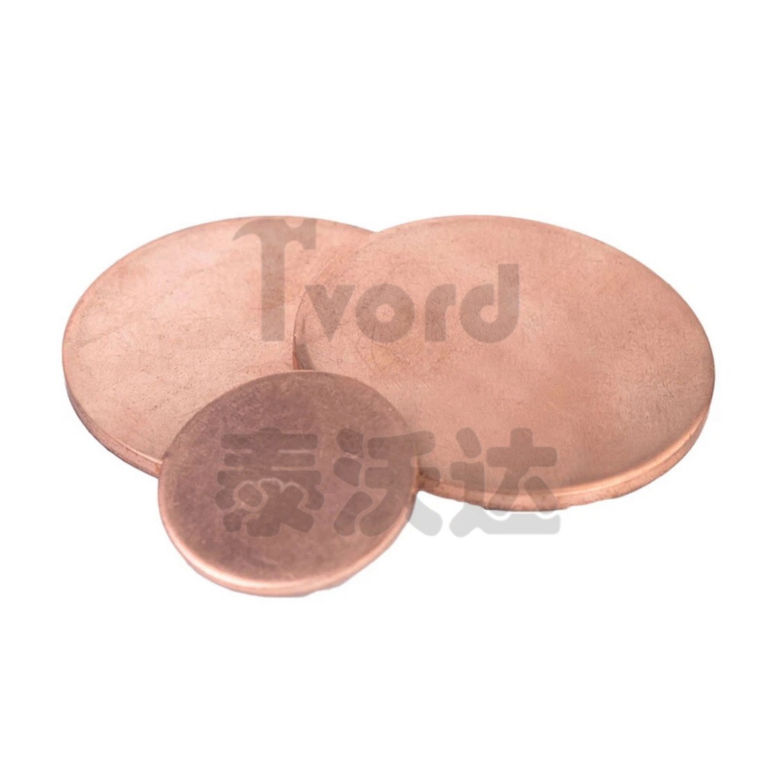 Solid Pure Copper Disc Blank Cut Round Sheet Plate Thick 0.5-3mm Dia 10mm-200mm
