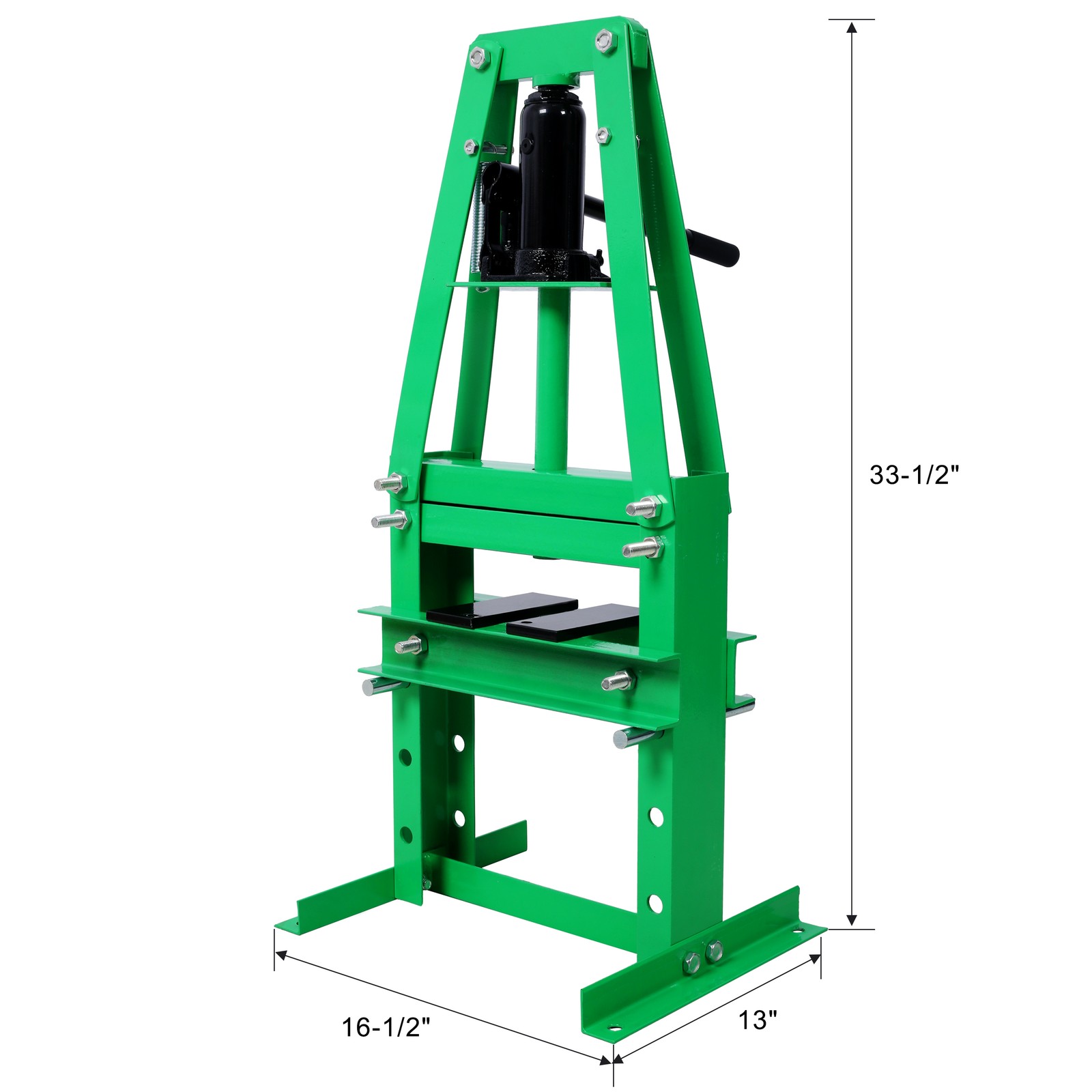 Hydraulic Power Units 6-Ton Benchtop Hydraulic A-Frame Shop Press w/Press Plates