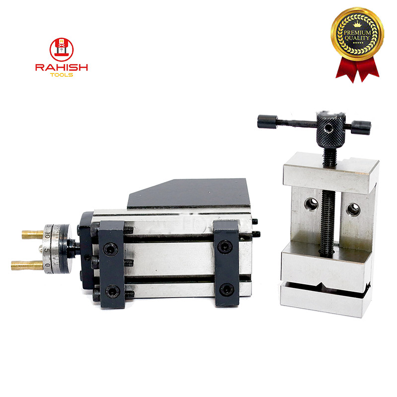 New Mini Vertical Slide With 2″ 50mm Steel Vice Instant Milling Tool Post USA