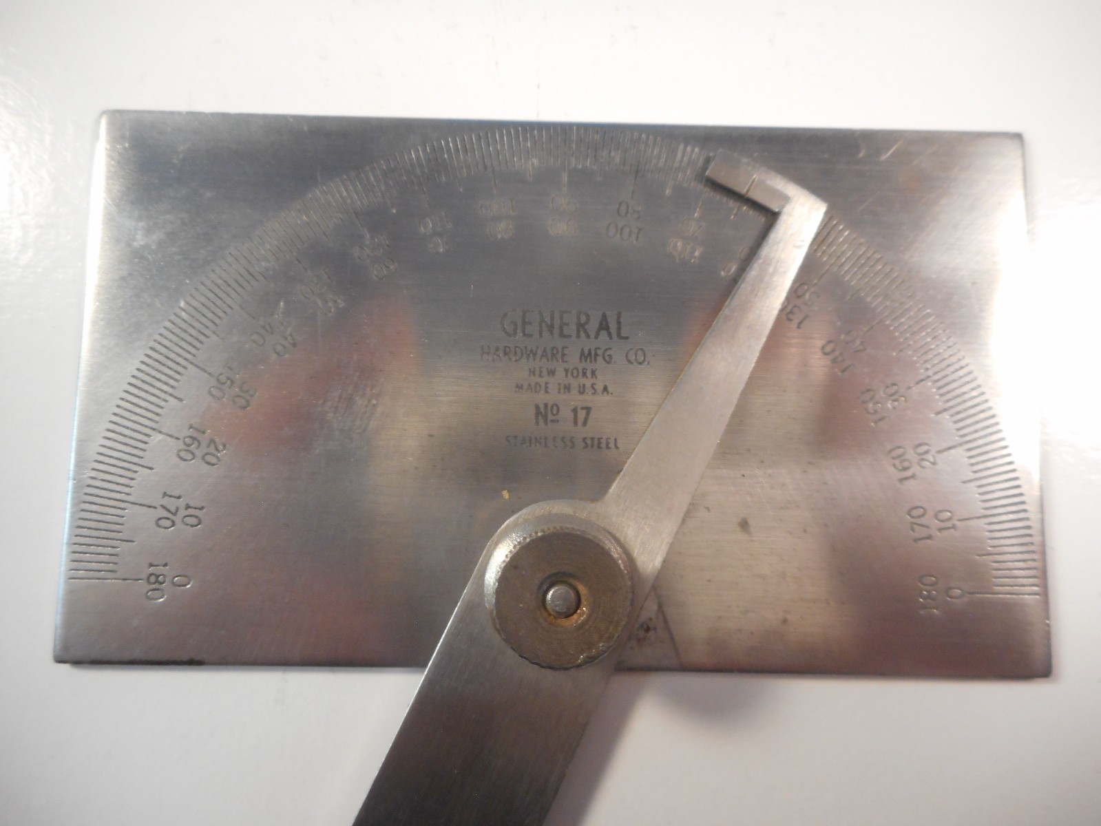 General No. 17 Protractor, 3 Piece Set