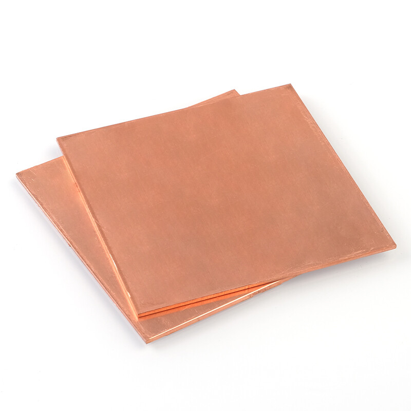 0.5mm-6mm Thick 99.9% T2 Pure Copper Plate Sheet Copper Block Laser Cut 39 Sizes