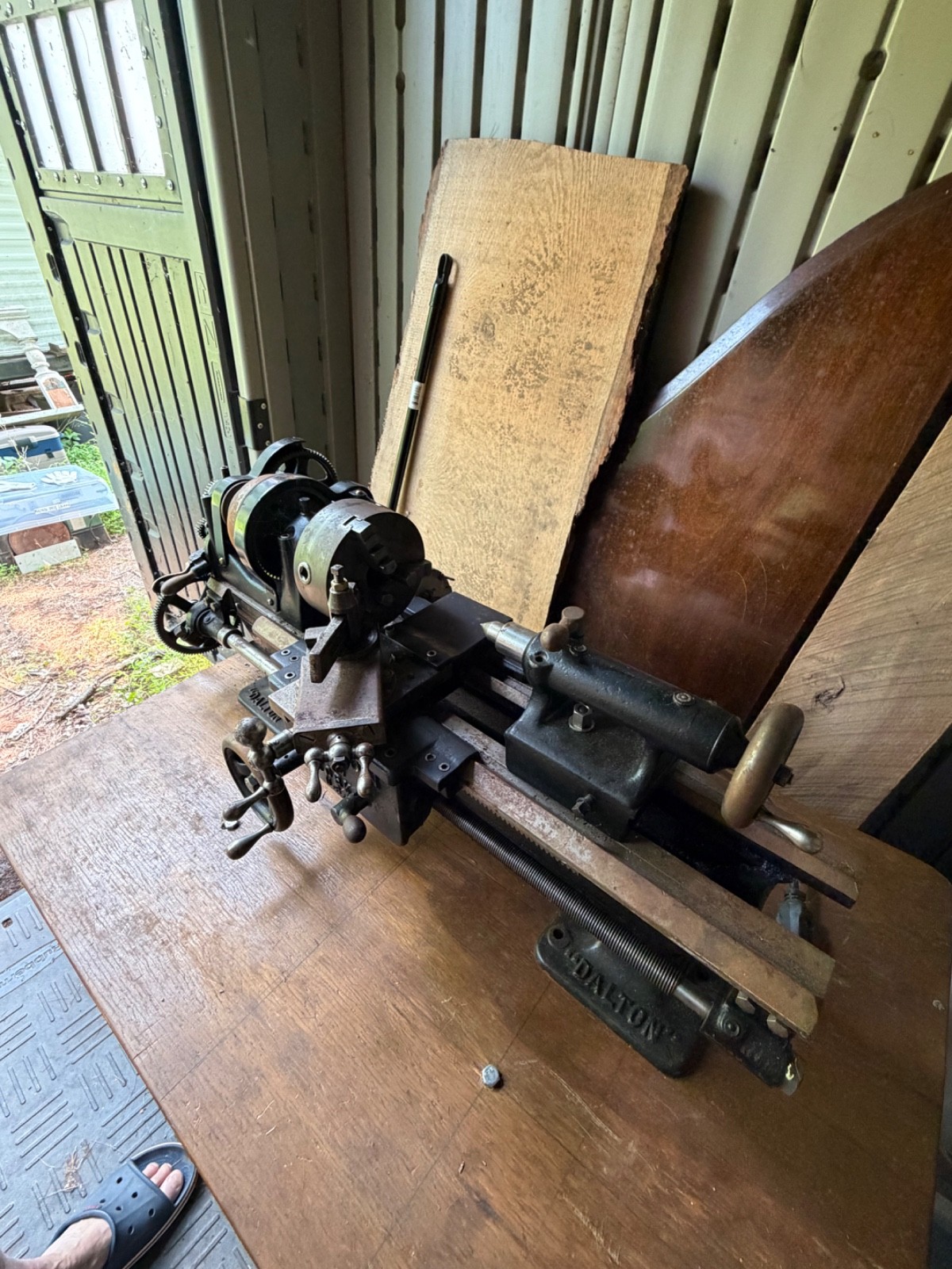 vintage matal lathe “DALTON “