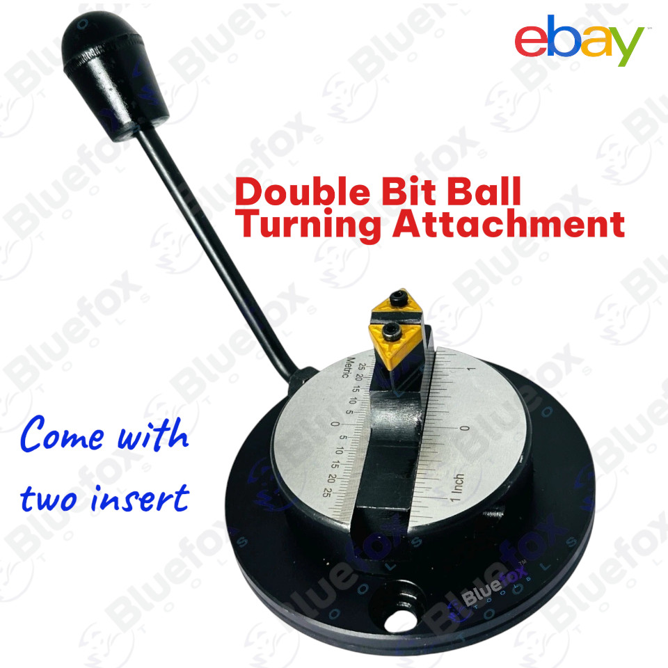 2″ Double Bit Ball Turning Attachment For Lathe Round Convex Radius ball