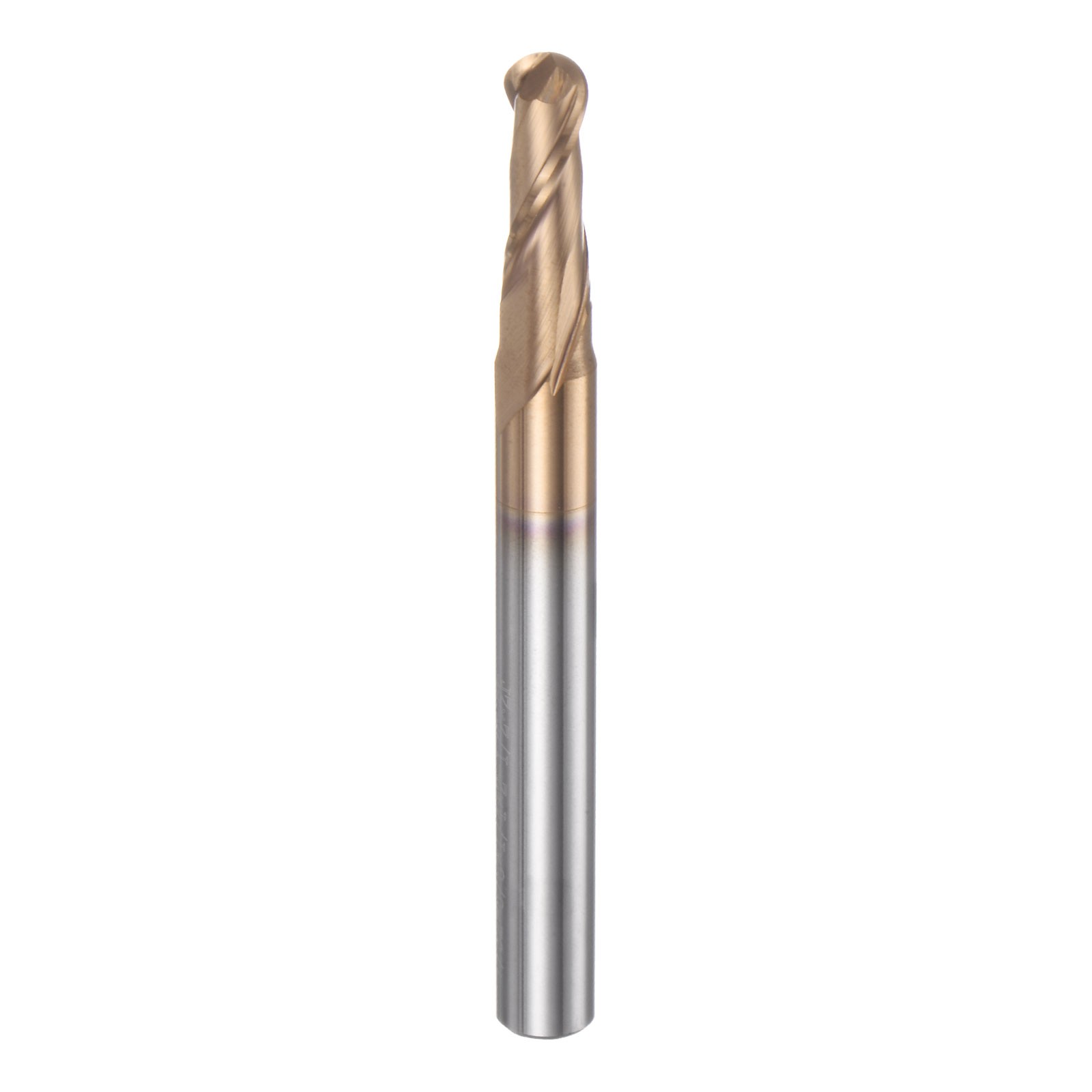 2 Flute Ball Nose End Mill 5/8″ Cutting Length TAIL Coated for Carving