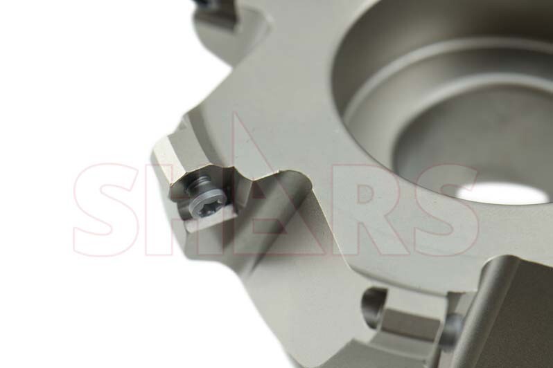 Shars 4″ 45° Indexable Face Mill for OFKT Insert 7 Flutes 2 OAH NEW P[