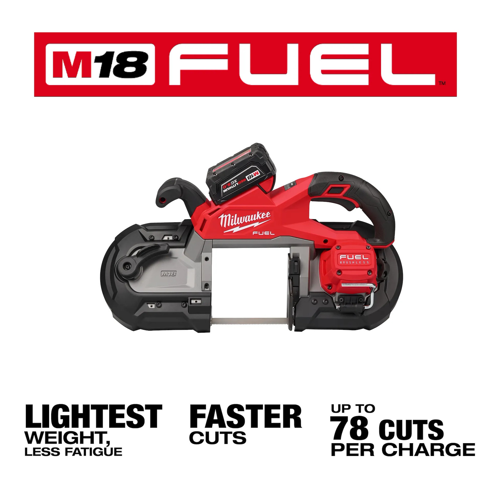 MILWAUKEE – 2929-22 – M18 FUEL DEEP CUT BAND SAW KIT – BRAND NEW!